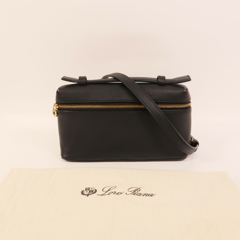 Loro Piana 牛皮皮革Extra Pocket L19手挽肩背兩用袋-8