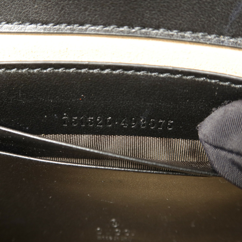 GUCCI 牛皮皮革GG Marmont鏈帶肩背袋-6