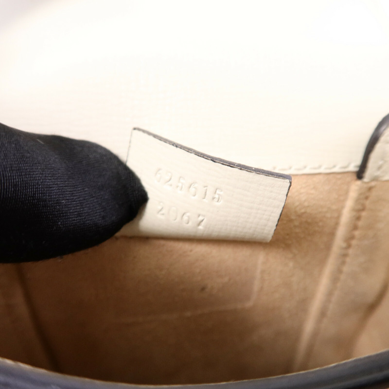 GUCCI 塗層帆布1955 Horsebit Mini肩背袋-8