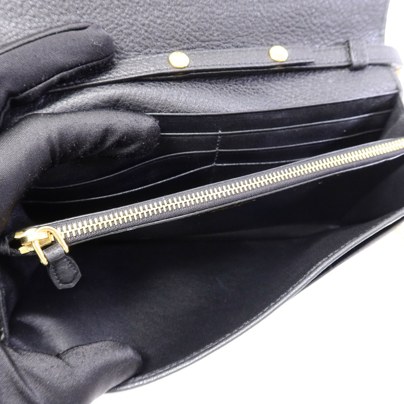 PRADA 牛皮皮革Shoulder Bag鏈帶肩背袋-4