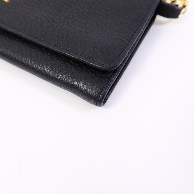 PRADA 牛皮皮革Shoulder Bag鏈帶肩背袋-8