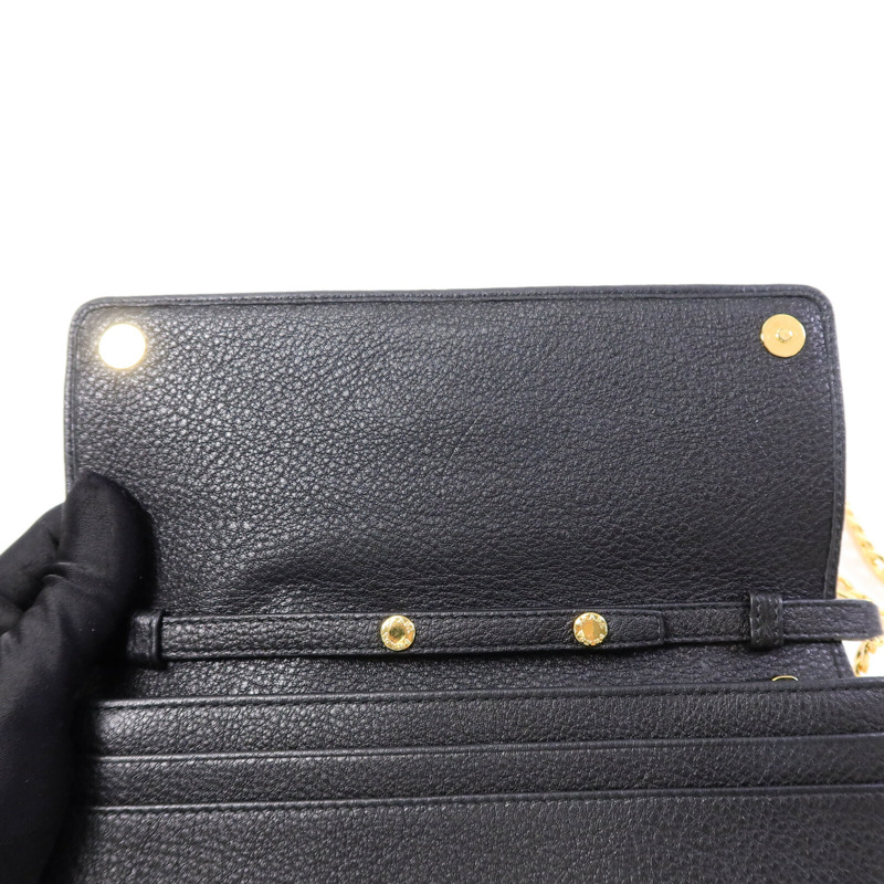 PRADA 牛皮皮革Shoulder Bag鏈帶肩背袋-13