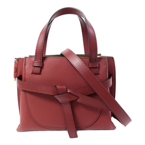 LOEWE 牛皮皮革Gate Tote Bag手挽肩背兩用袋