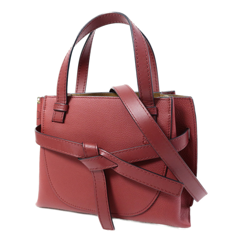 LOEWE 牛皮皮革Gate Tote Bag手挽肩背兩用袋-2
