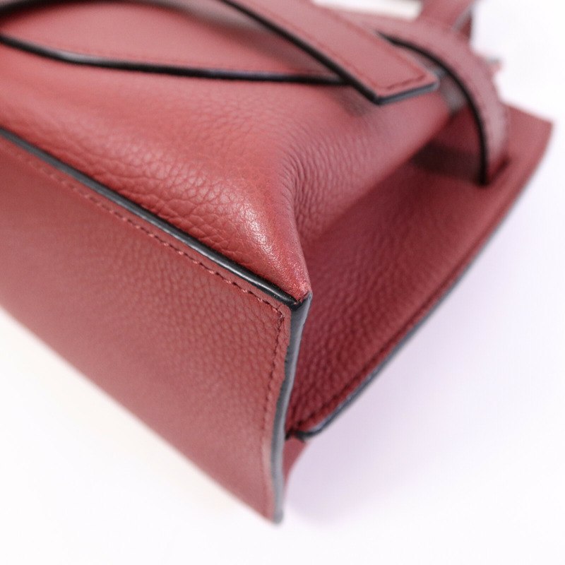 LOEWE 牛皮皮革Gate Tote Bag手挽肩背兩用袋-10