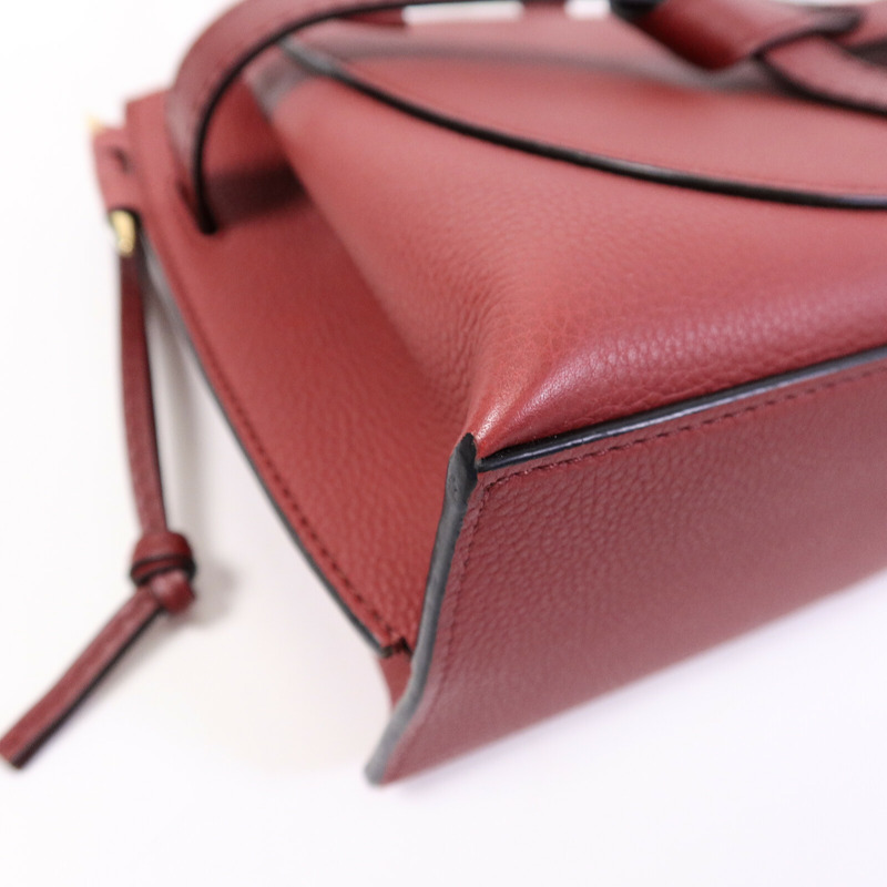 LOEWE 牛皮皮革Gate Tote Bag手挽肩背兩用袋-13