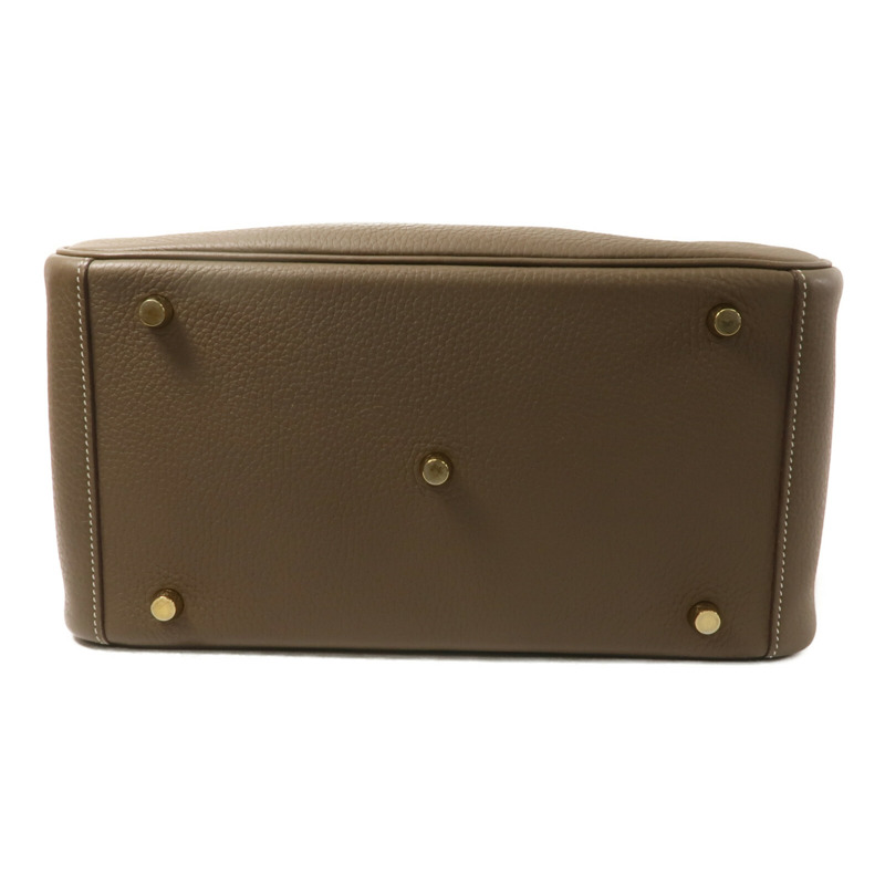 HERMES Clemence皮革Lindy 30手挽肩背兩用袋-3