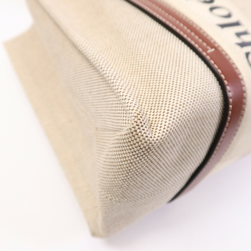 Chloe 帆布Woody Medium手挽袋-11