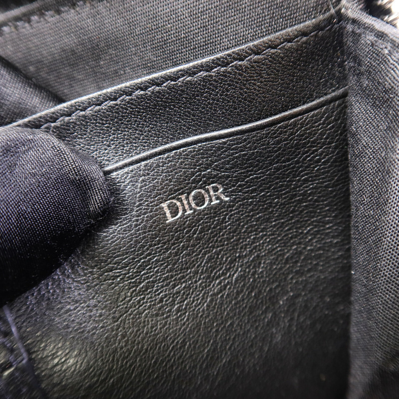 Dior 帆布Zipped Pouch With Strap肩背袋-5