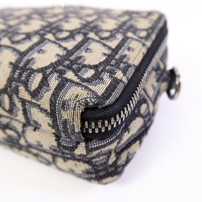 Dior 帆布Zipped Pouch With Strap肩背袋-9