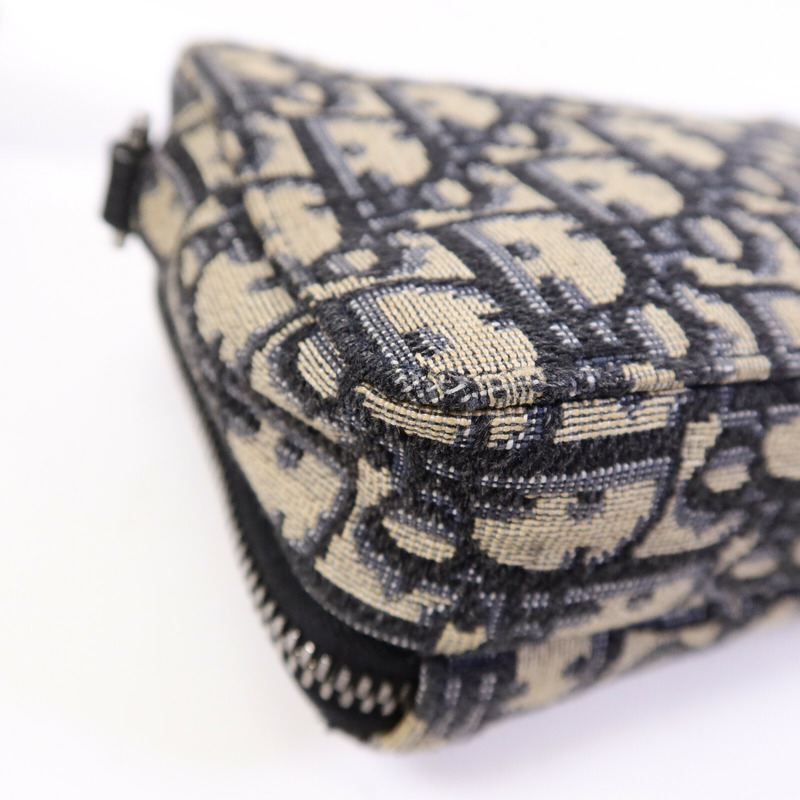 Dior 帆布Zipped Pouch With Strap肩背袋-12