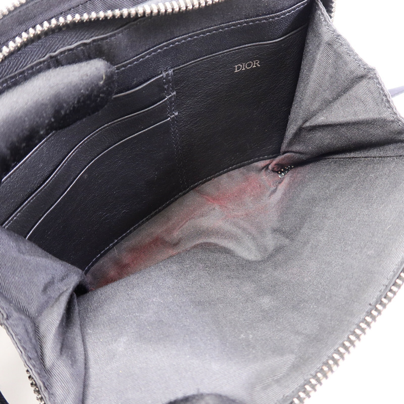 Dior 帆布Zipped Pouch With Strap肩背袋-15