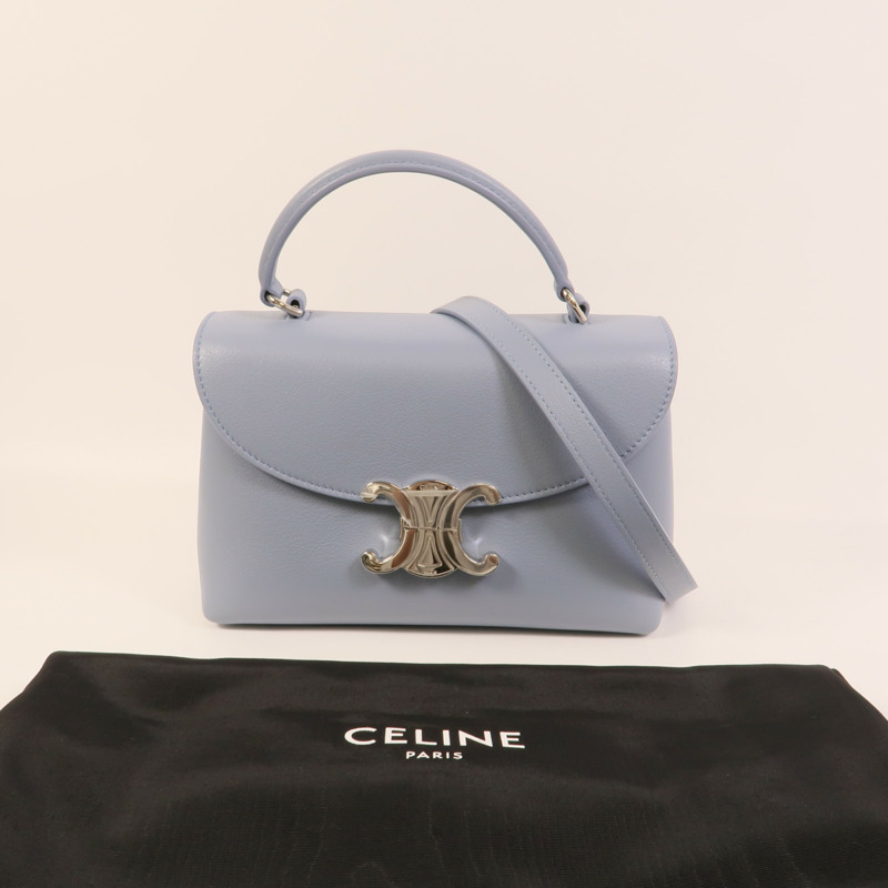 CELINE 牛皮皮革Teen Nino手挽肩背兩用袋-10