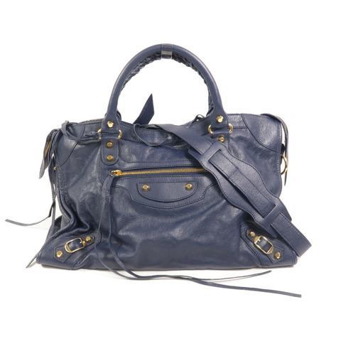 BALENCIAGA 牛皮皮革City手挽肩背兩用袋