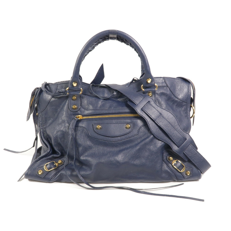 BALENCIAGA 牛皮皮革City手挽肩背兩用袋-0