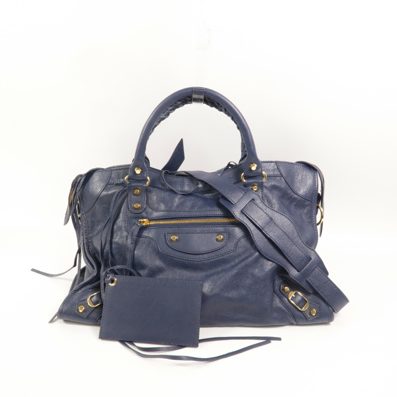 BALENCIAGA 牛皮皮革City手挽肩背兩用袋-9