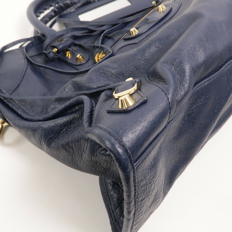 BALENCIAGA 牛皮皮革City手挽肩背兩用袋-11
