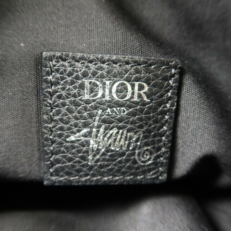 Dior 牛皮皮革Dior x Stussy Saddle Bag肩背袋-5