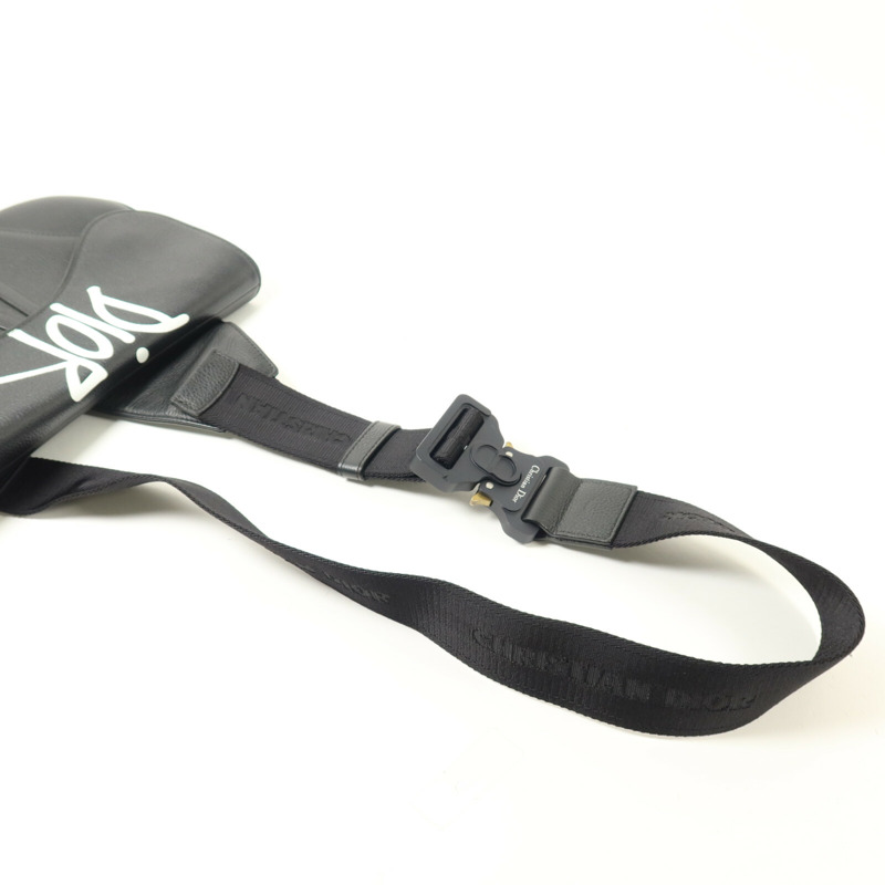 Dior 牛皮皮革Dior x Stussy Saddle Bag肩背袋-8