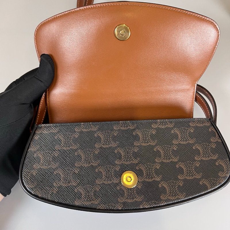 CELINE F.DR.1222 老花TABOU鎖頭包-5