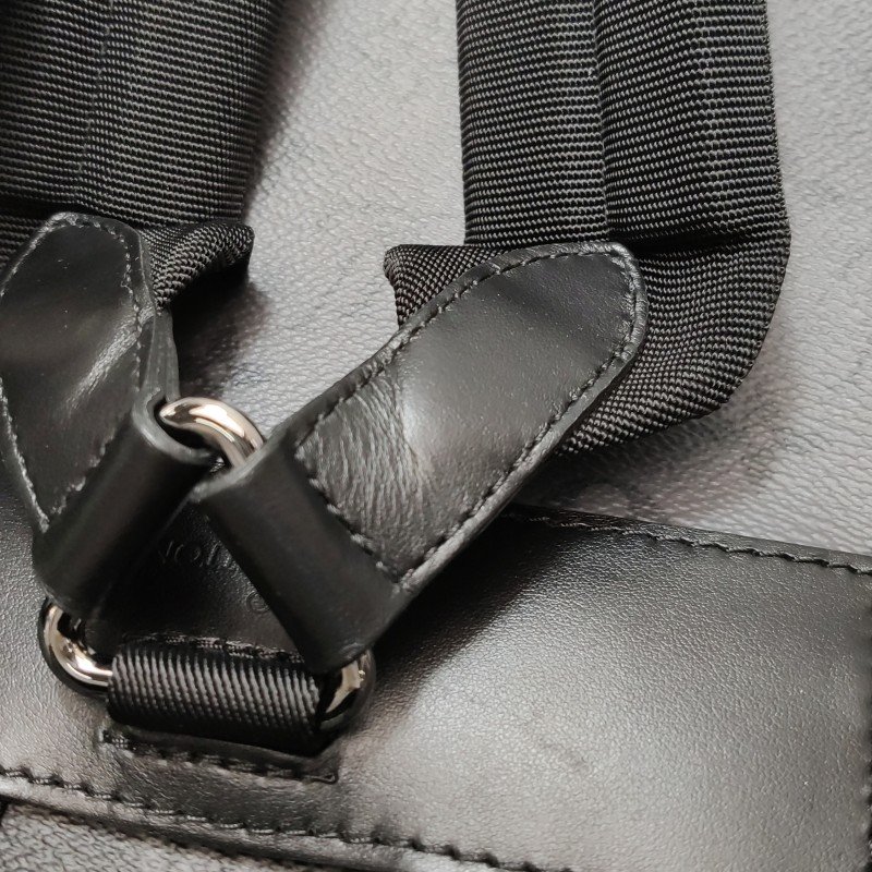 Louis Vuitton (LV) Christopher小號牛皮拼色Monogram印花垂蓋雙肩包晶片款-13