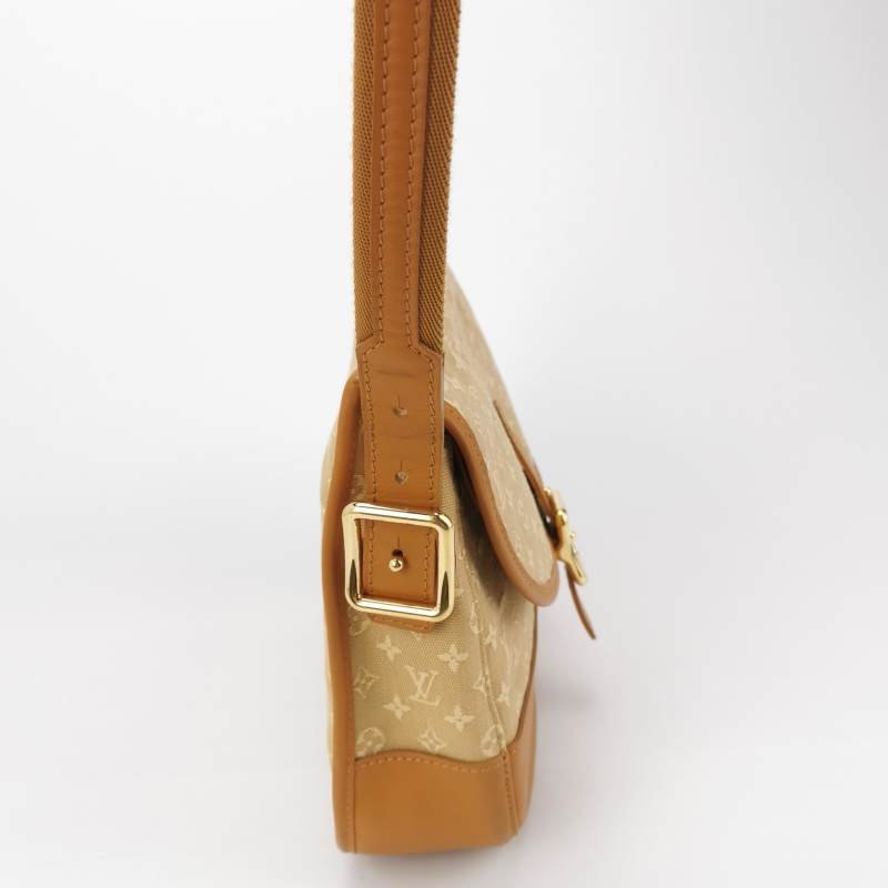 Louis Vuitton (LV) Marjorie牛皮帆布老花中古Hobo斜背包肩肩包-3