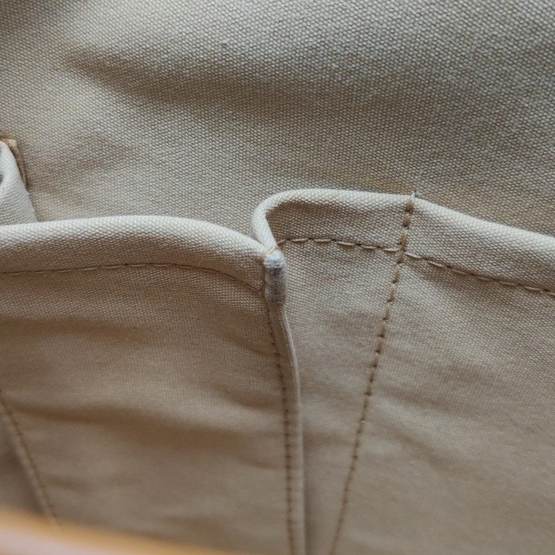 Louis Vuitton (LV) Marjorie牛皮帆布老花中古Hobo斜背包肩肩包-9