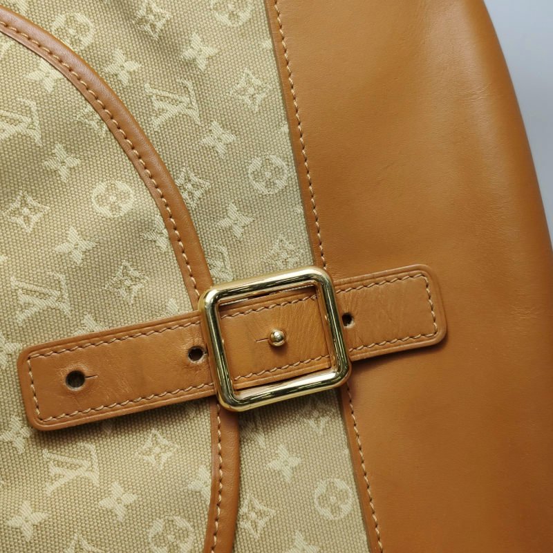 Louis Vuitton (LV) Marjorie牛皮帆布老花中古Hobo斜背包肩肩包-10