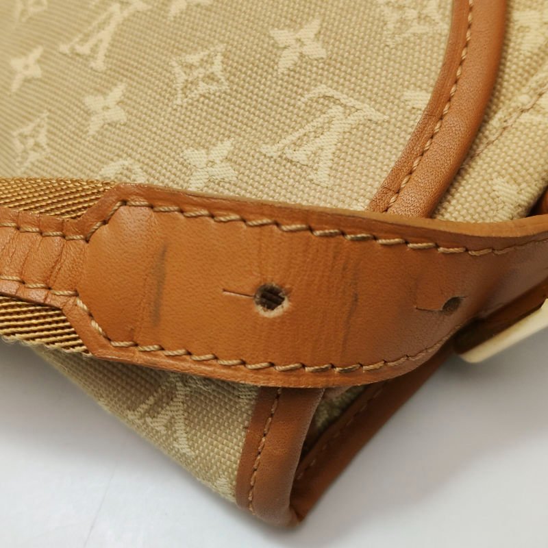 Louis Vuitton (LV) Marjorie牛皮帆布老花中古Hobo斜背包肩肩包-13