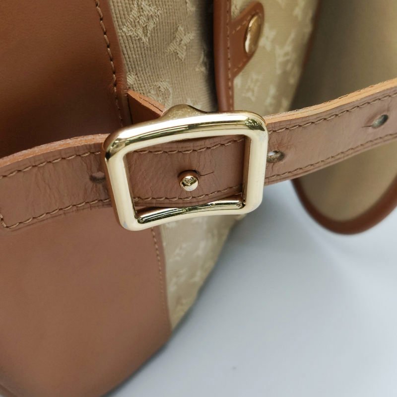 Louis Vuitton (LV) Marjorie牛皮帆布老花中古Hobo斜背包肩肩包-14