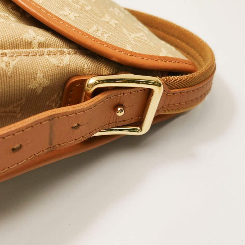 Louis Vuitton (LV) Marjorie牛皮帆布老花中古Hobo斜背包肩肩包-15