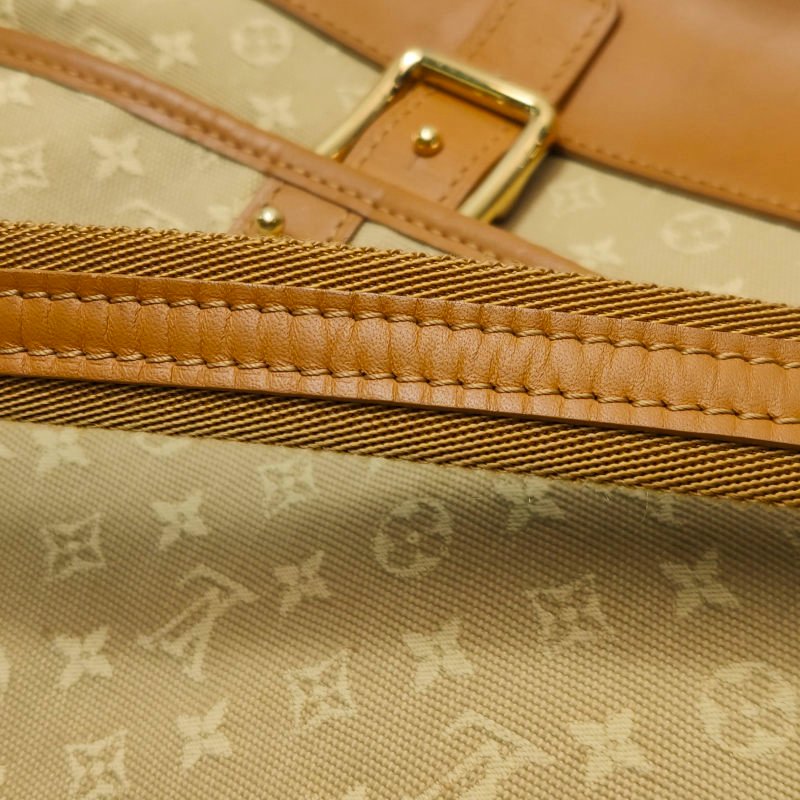 Louis Vuitton (LV) Marjorie牛皮帆布老花中古Hobo斜背包肩肩包-21