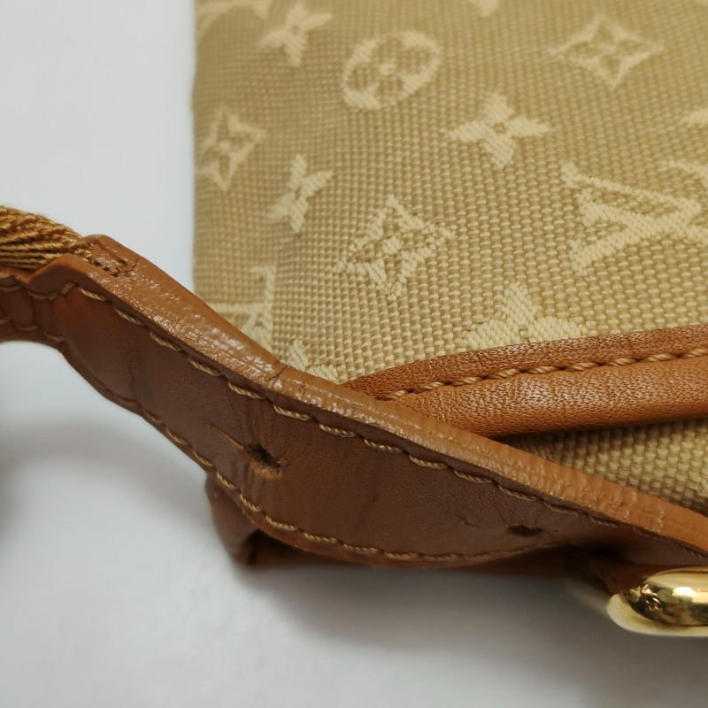 Louis Vuitton (LV) Marjorie牛皮帆布老花中古Hobo斜背包肩肩包-22