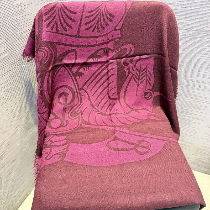 💎Han's house精品服飾💎 Burberry 戰馬 絲巾 圍巾 領巾 義大利製200x70CM-0