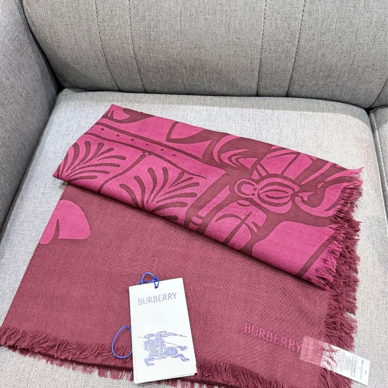 💎Han's house精品服飾💎 Burberry 戰馬 絲巾 圍巾 領巾 義大利製200x70CM-4