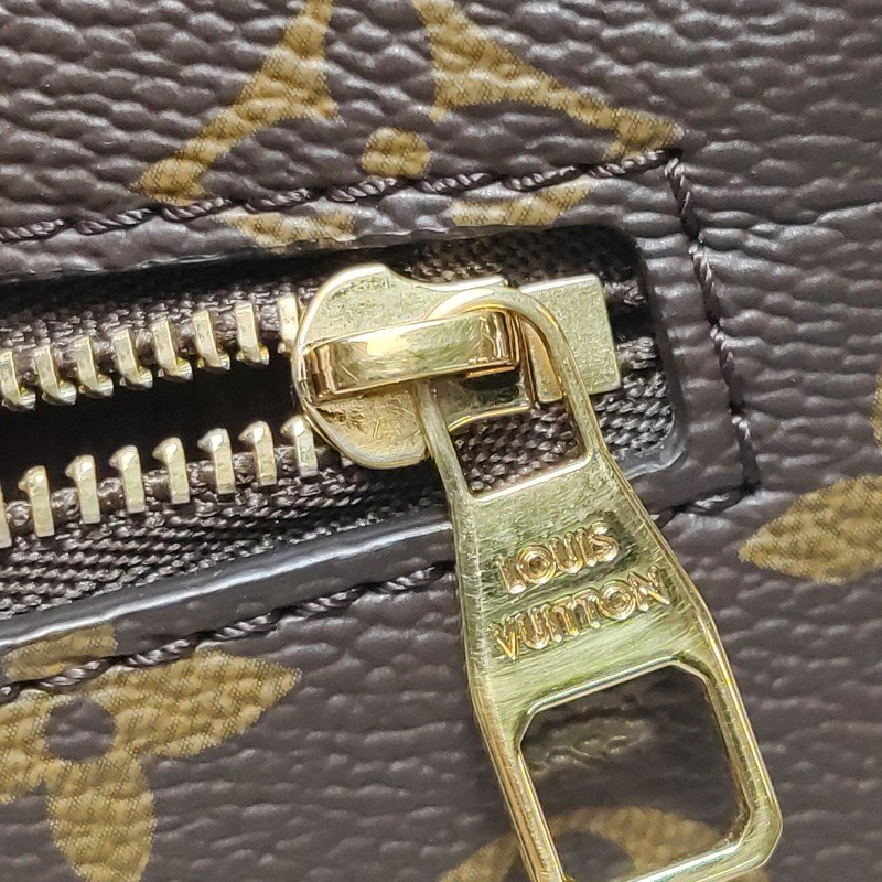 Louis Vuitton (LV) Pochette Metis East West植鞣革老花斜背包單肩包晶片款-12