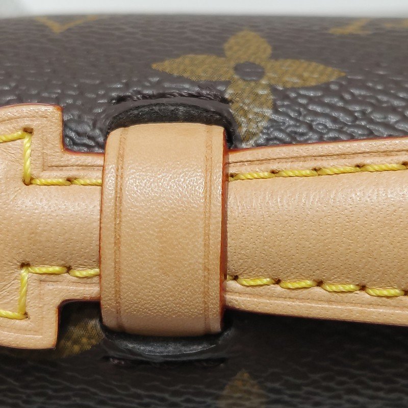 Louis Vuitton (LV) Pochette Metis East West植鞣革老花斜背包單肩包晶片款-13