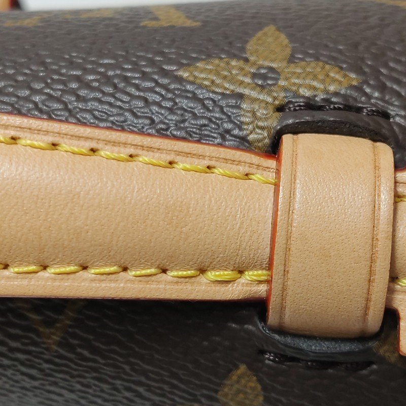 Louis Vuitton (LV) Pochette Metis East West植鞣革老花斜背包單肩包晶片款-14