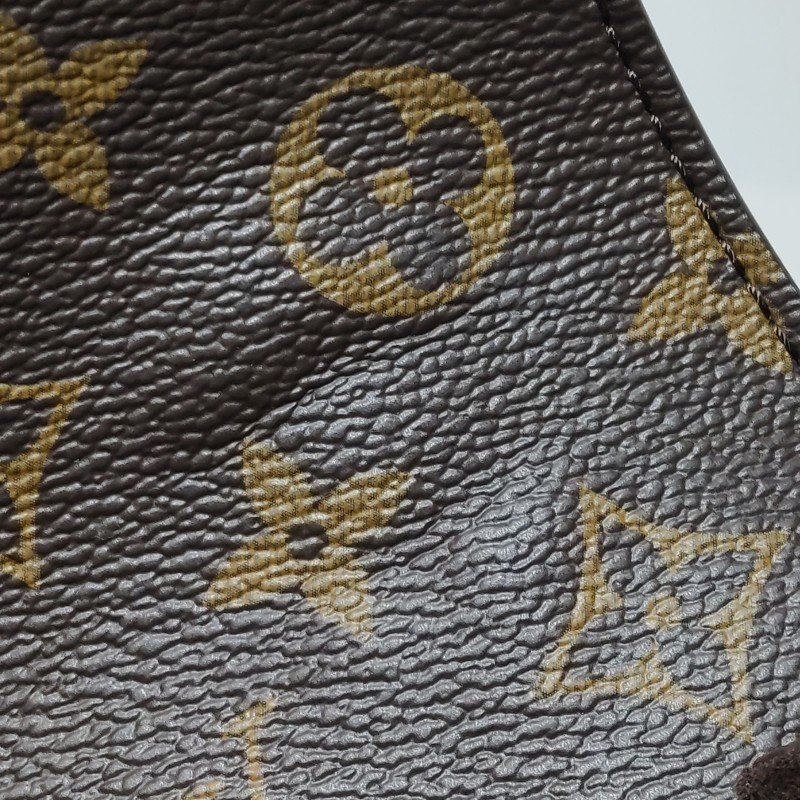 Louis Vuitton (LV) Pochette Metis East West植鞣革老花斜背包單肩包晶片款-15