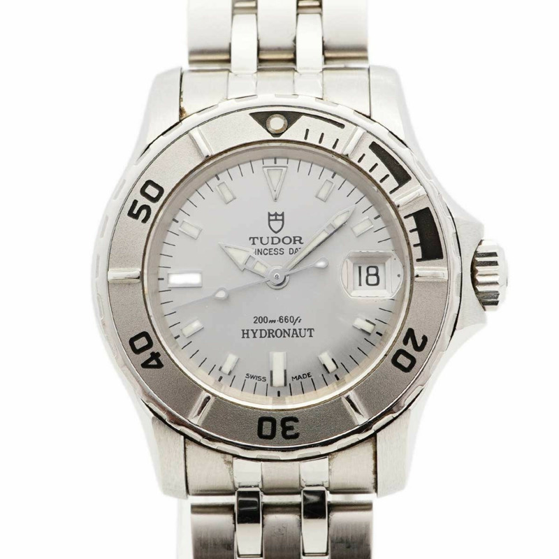 帝舵Hydronaut 99090銀色錶盤女士腕錶-0