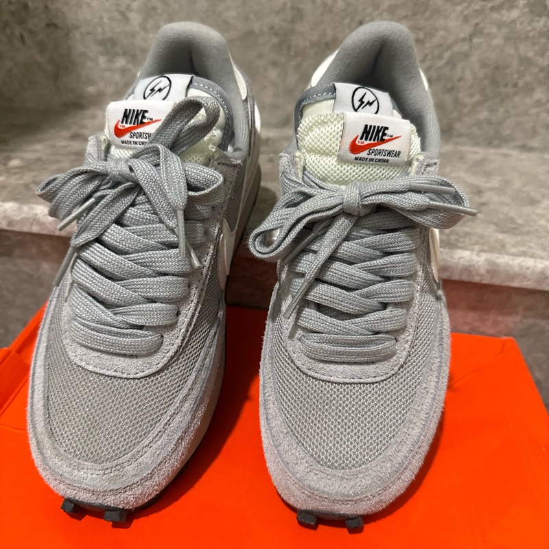 二手正品Nike LDWAFFLE/SACAI 灰色23cm-1