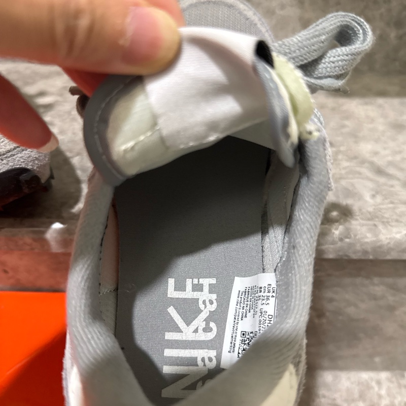 二手正品Nike LDWAFFLE/SACAI 灰色23cm-8