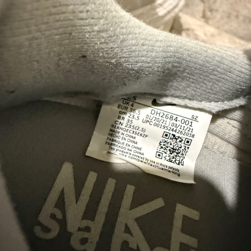 二手正品Nike LDWAFFLE/SACAI 灰色23cm-10