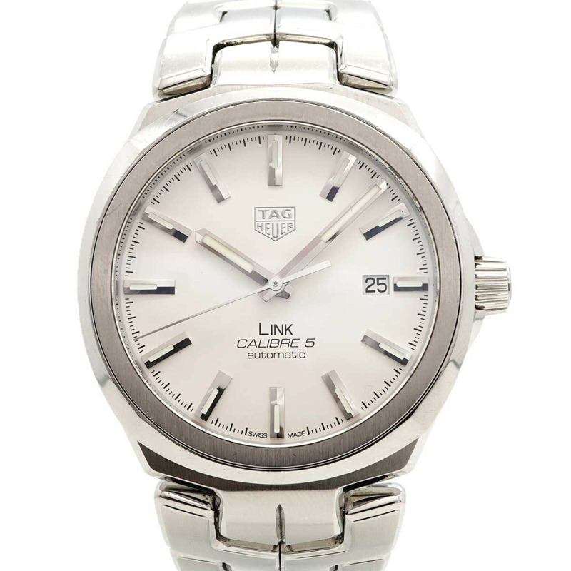 TAG Heuer Link WBC2111 白色錶盤男士腕錶-0