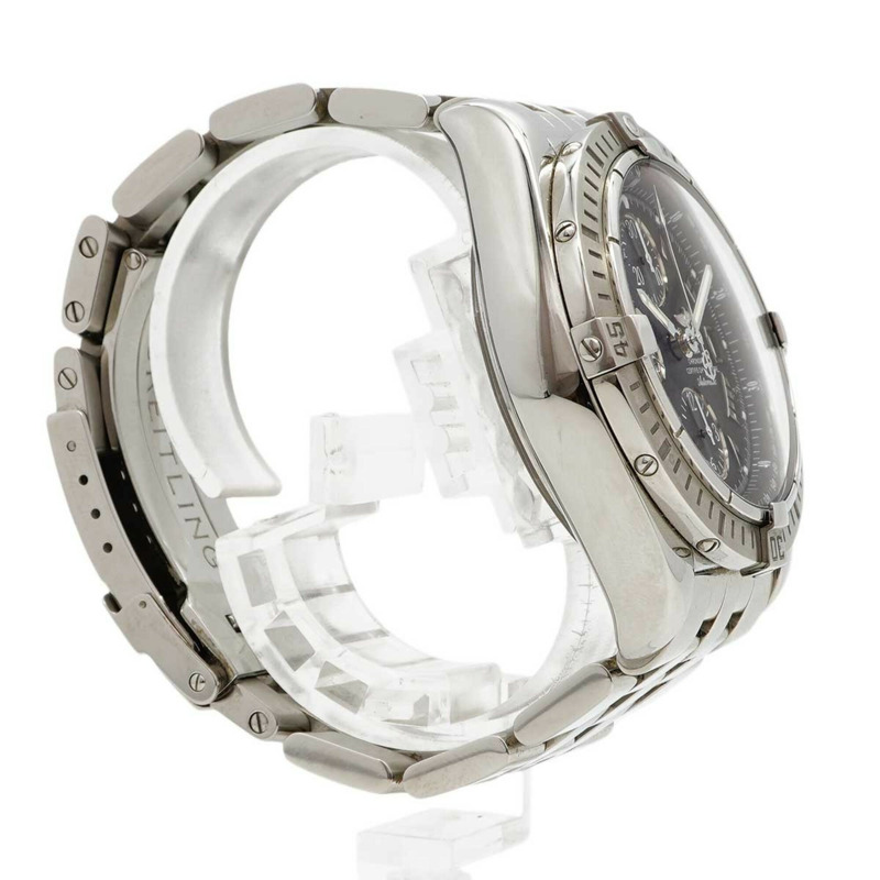 百年靈 Chronomat A13356 黑色錶盤男士腕錶-2