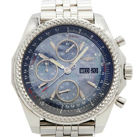 百年靈賓利 A133627X A13362 藍色錶盤男士腕錶