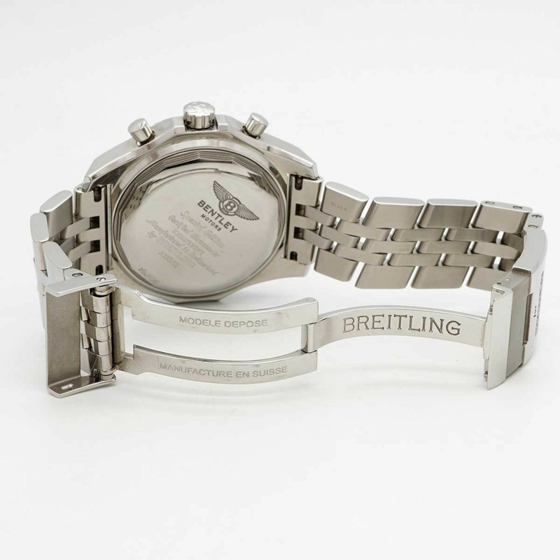 百年靈賓利 A133627X A13362 藍色錶盤男士腕錶-3