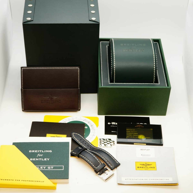 百年靈賓利 A133627X A13362 藍色錶盤男士腕錶-8