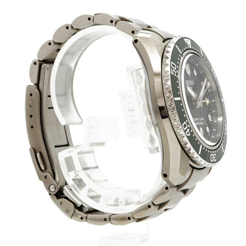 精工 Prospex SBEJ009 6R54-00D0 綠色錶盤男士腕錶-2