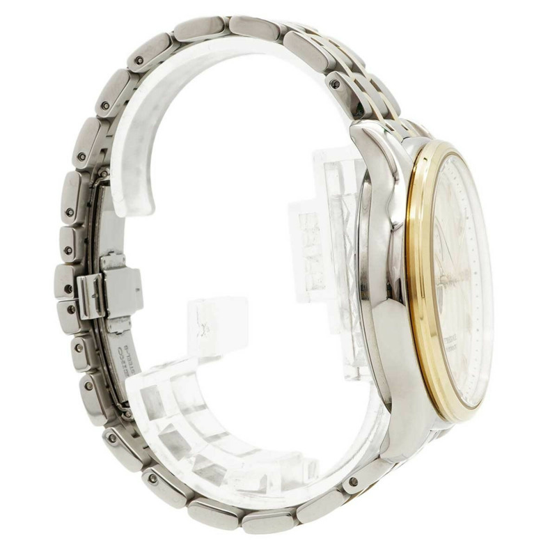 精工 Presage 日本花園系列 SARY238 4R39-00W0 金色錶盤男士腕錶-2